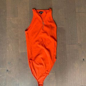NWT Orange Topshop Bodysuit